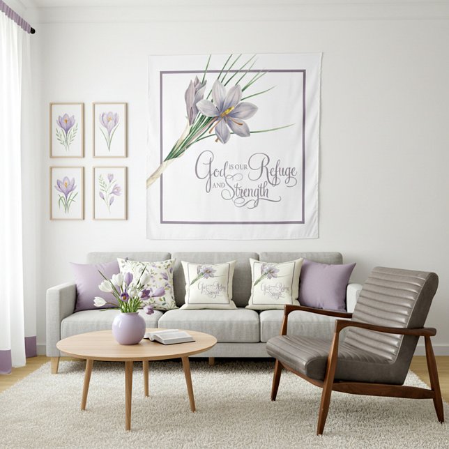 Tapete De Parede Deus é o nosso Refúgio e força (Criador carregado)