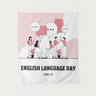 Tapete De Parede Dia da Língua Inglesa