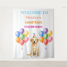 Tapete De Parede Dia de adoção do Labrador Festa Cachorro Pet