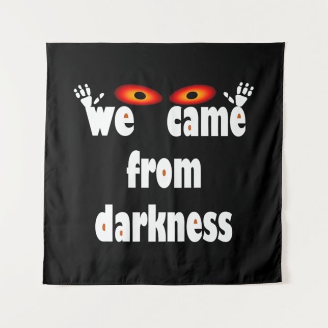 Tapete De Parede Dia de as Bruxas engraçado da temporada assustador (Frente)