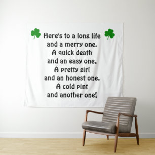 Tapete De Parede Dia de São Patrício de brinde irlandês