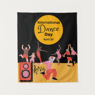 Tapete De Parede Dia Internacional da Dança Dia Mundial da Dança