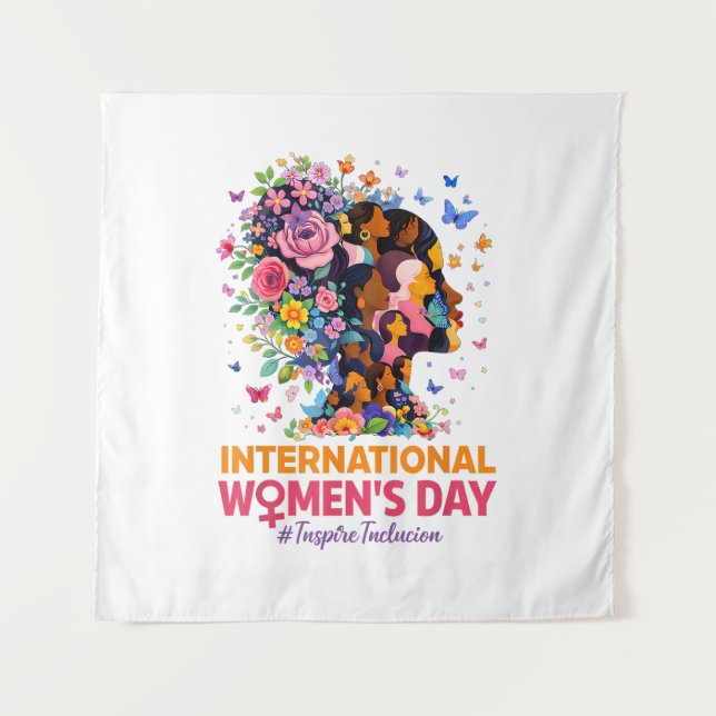 Tapete De Parede Dia Internacional da Mulher (Frente)