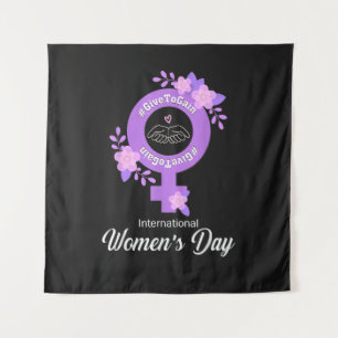 Tapete De Parede Dia Internacional da Mulher 8 de Março