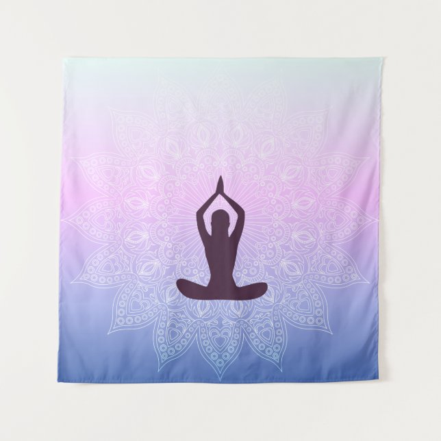 Tapete De Parede Dia Internacional de Yoga 21 de junho (Frente)