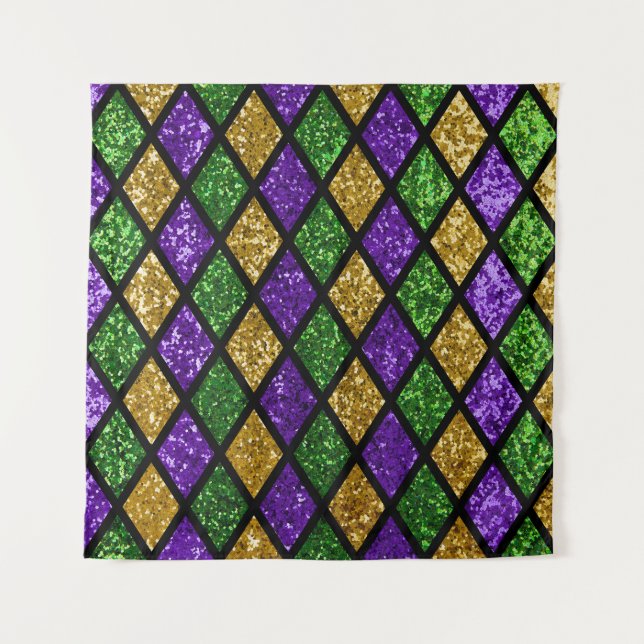 Tapete De Parede Diamantes de penetra, diamantes festivos (Frente)