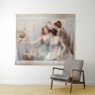 Tapete De Parede Die drei Grazien por Edouard Bisson