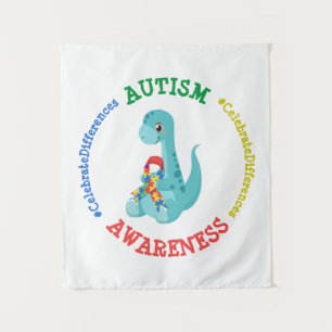 Tapete De Parede Dinossauros da Consciência Autismo