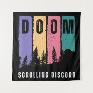 Tapete De Parede Discagem de Rolagem do DOOM - Arte de Parede da Fl