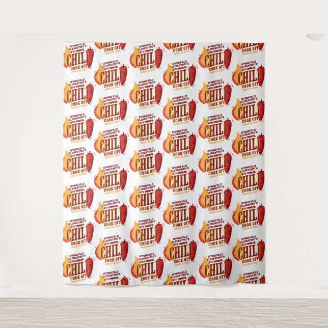 Tapete De Parede Disputa de Chili | Passo e Repita do Concurso de C (Frente)