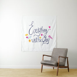 Tapete De Parede Ditos bonitos e tocantes de Design gráfico infanti