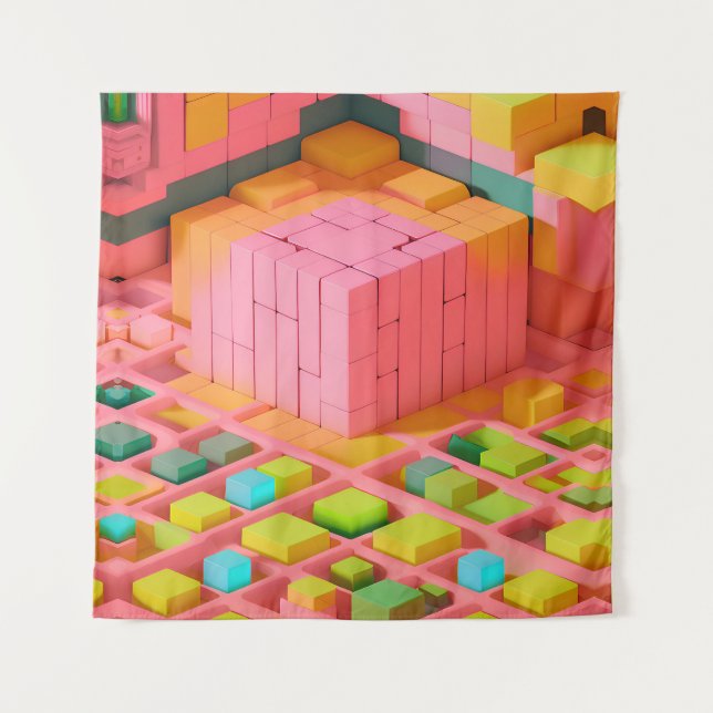 Tapete De Parede Doce de cor clara (Frente)