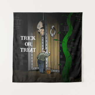Tapete De Parede Doce ou Travessura na Noite de Halloween