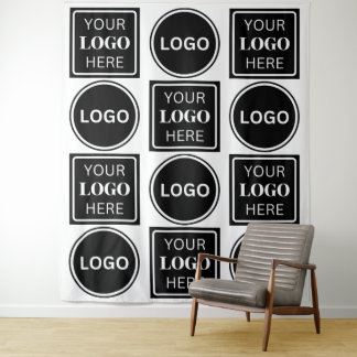 Tapete De Parede Dois logotipos elegantes e simples Informações ger