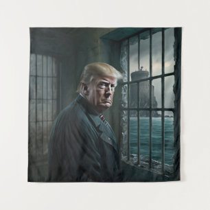 Tapete De Parede Donald Trump na prisão de Alcatraz