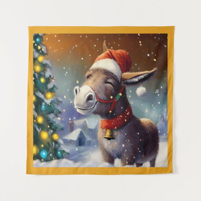 Tapete De Parede Donkey Natal 1 (Frente)