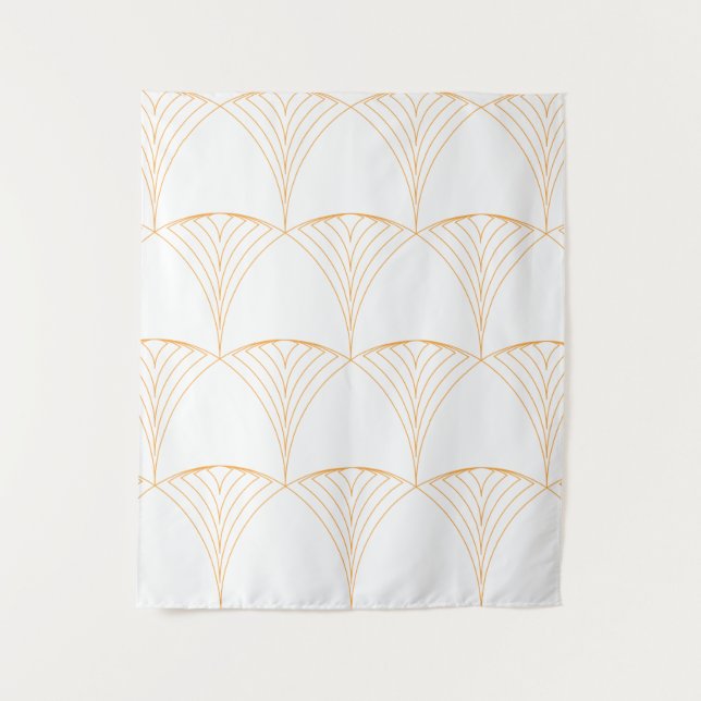 Tapete De Parede Dourado, elegante e simples padrão tradicional lux (Frente)