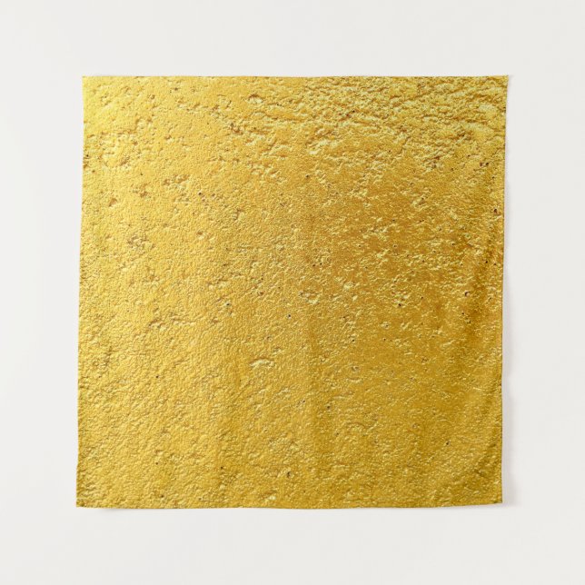 Tapete De Parede Dourado ou folha de fundo e textureabstrato (Frente)