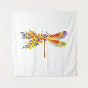 Tapete De Parede Dragonfly Amarelo