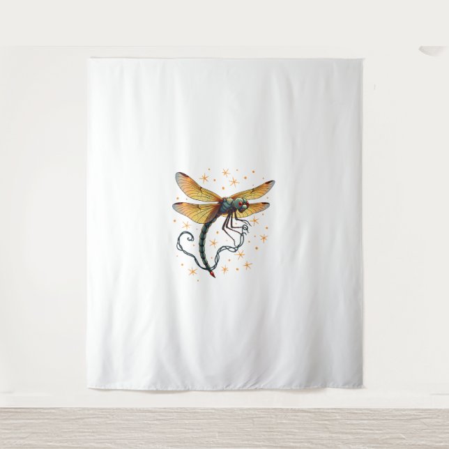 Tapete De Parede Dragonfly das Luzes de Natal (Frente)