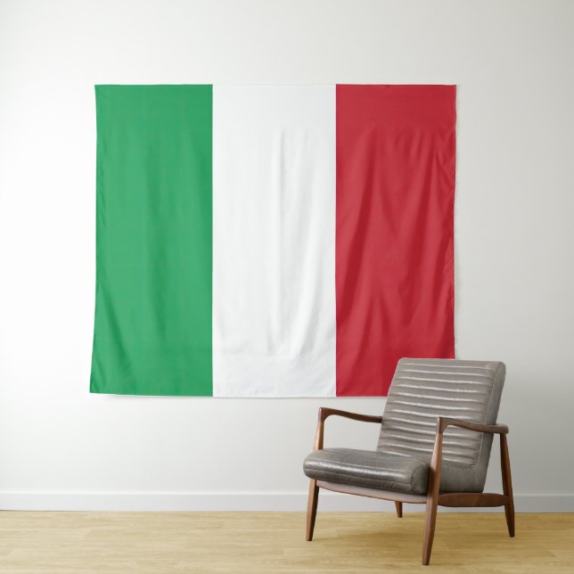 Tapete De Parede Drapeau Italie Tricolore (In Situ (Horizontal))