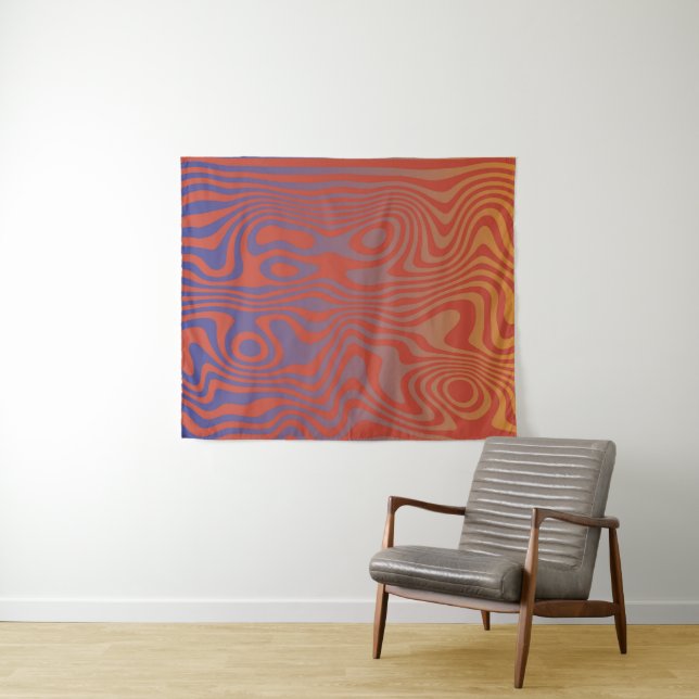 Tapete De Parede Dream Flow l Abstract Trippy Pattern - No. 01 (In Situ (Horizontal))
