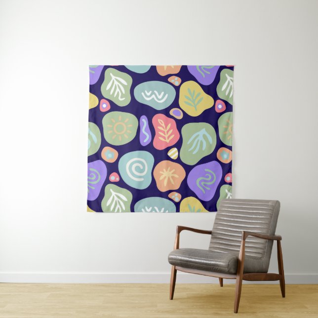 Tapete De Parede Dreamodles - Vibrant Boho Nature Motif Design (In Situ (Horizontal))