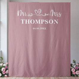 Tapete De Parede Dusty Rose | Sr e Sra Moderno Fundo Tendencial