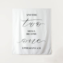 e os dois se tornarão uma só carne — casamento