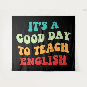 Tapete De Parede É um bom dia para ensinar inglês