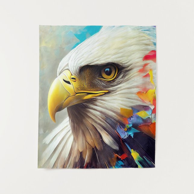 Tapete De Parede Eagle Bald Eagle Animal Discovery Nature (Frente)