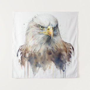 Tapete De Parede Eagle Bird Retrato Animal Pintando Vida Selvagem