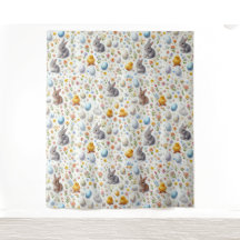 Easter Elements Scattered - Tapestries