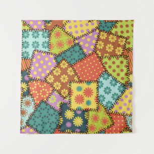 Tapete De Parede Eclectic Patchwork (Correção Eclética): Diversa Co