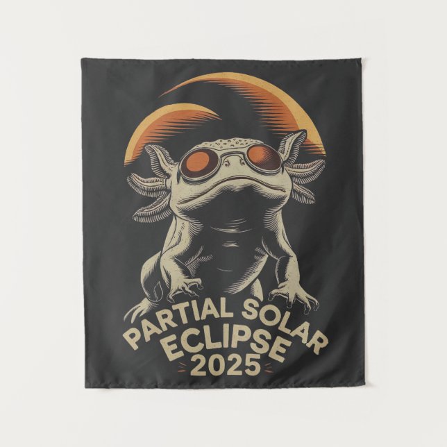 Tapete De Parede Eclipse Solar Parcial 2025 Axolotl Ammph (Frente)