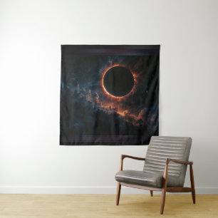 Tapete De Parede Eclipse Solar que inspira Arte IA Awe por Xzendor7