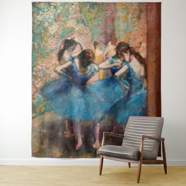 Tapete De Parede Edgar Degas - Dançarinas em azul (In Situ)