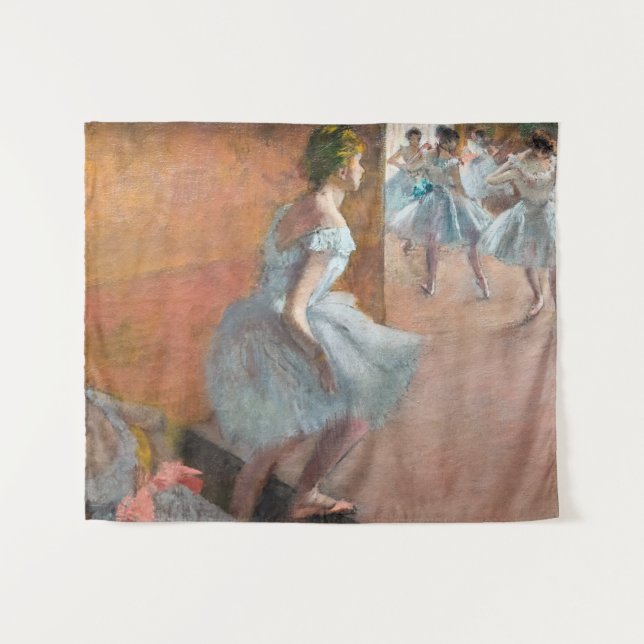 Tapete De Parede Edgar Degas - Dançarinos Subindo uma Escada (Frente (Horizontal))
