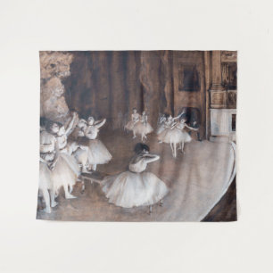 Tapete De Parede Edgar Degas - Ensaio de Ballet no Palco