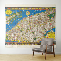 Edição do Diário 1926 Mapa do Pictorial Manhattan