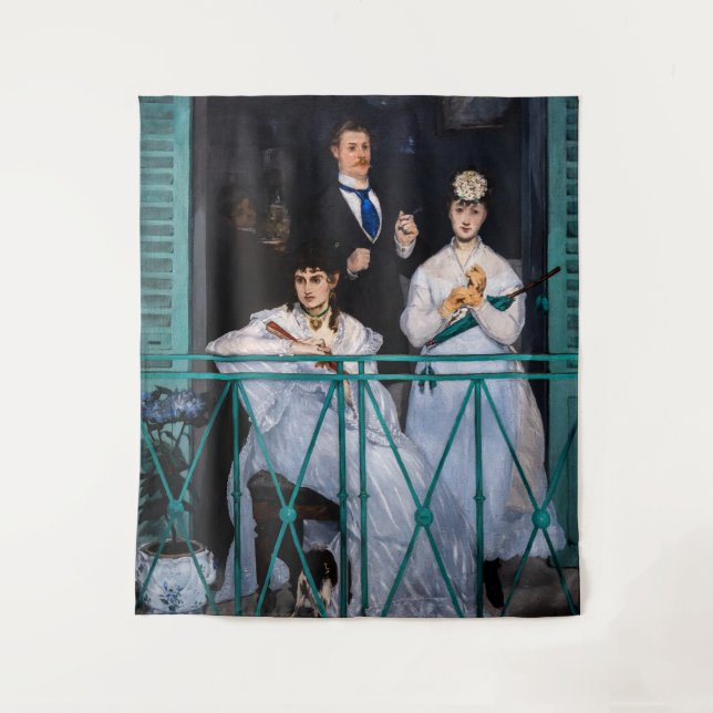 Tapete De Parede Edouard Manet - A Varanda / Le Balcon (Frente)