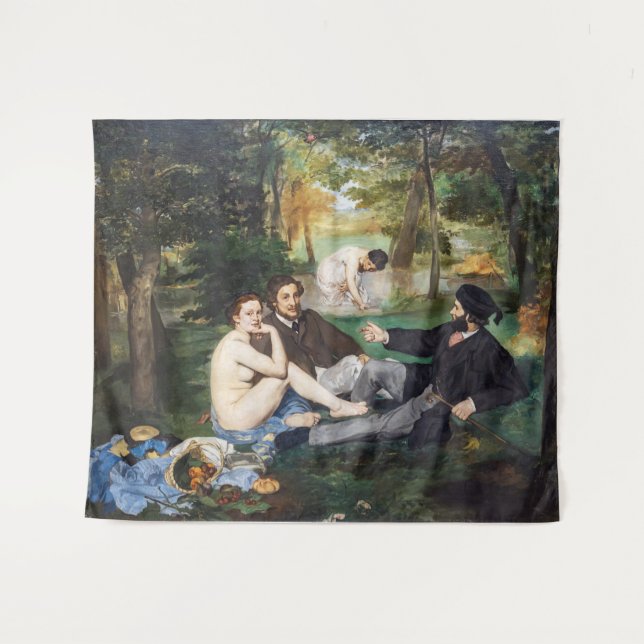Tapete De Parede Edouard Manet - Almoço na Relva (Frente (Horizontal))