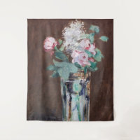 Edouard Manet - Flores num Vaso Cristal