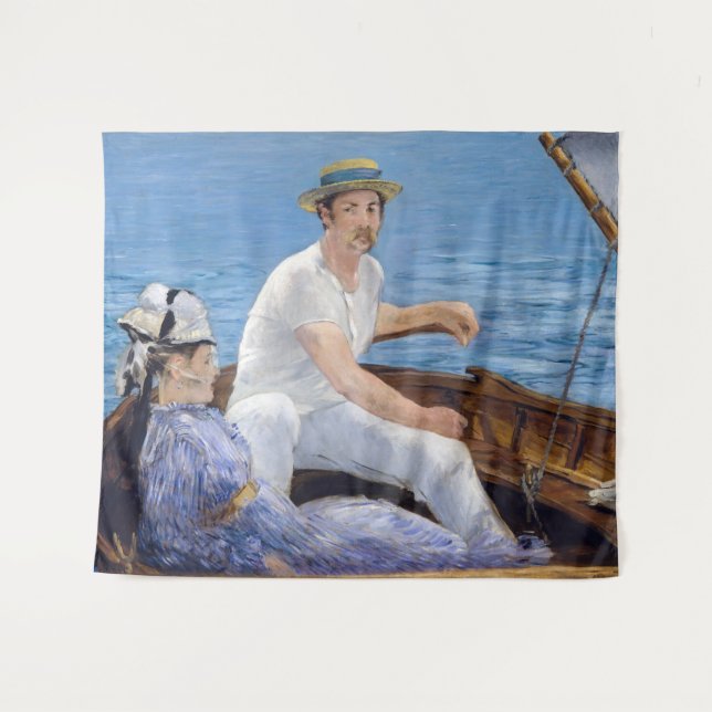 Tapete De Parede Edouard Manet - Passeio de barco (Frente (Horizontal))