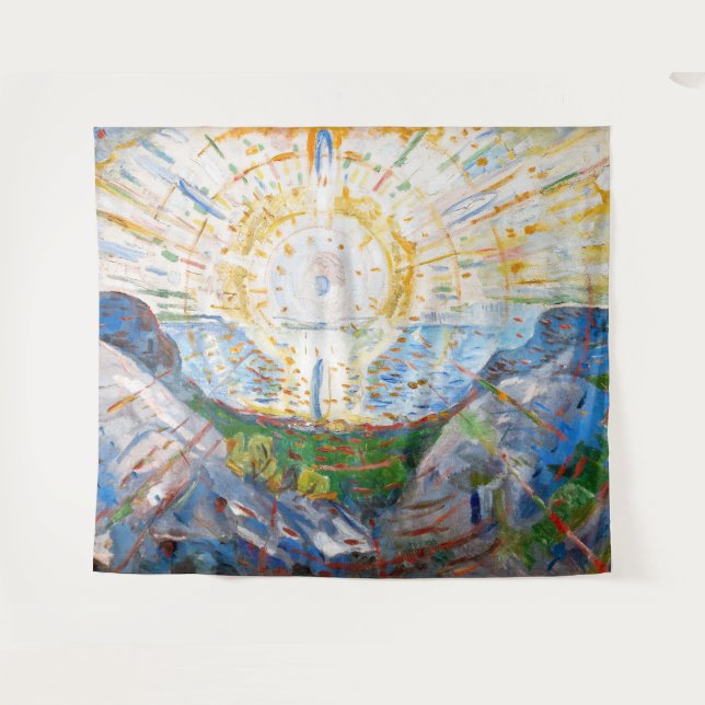 Tapete De Parede Edvard Munch - O Sol 1912 (Frente (Horizontal))
