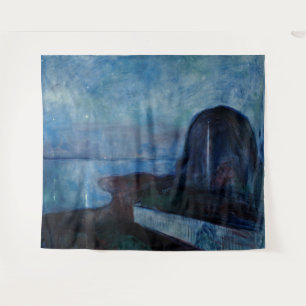 Tapete De Parede Edvard Munch - Starry Night 1893