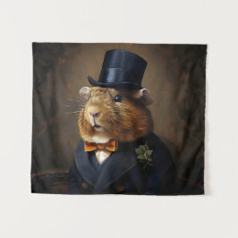 Tapete De Parede Edwardian Guiné Pig Gentleman