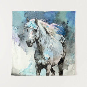 Tapete De Parede Égua Appaloosa Travessa Aquarela