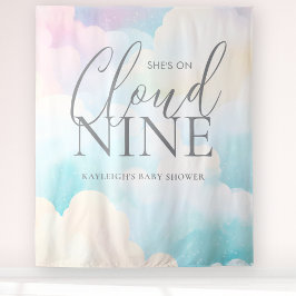 Tapete De Parede Ela está no Fundo do Chá de fraldas Cloud Nine