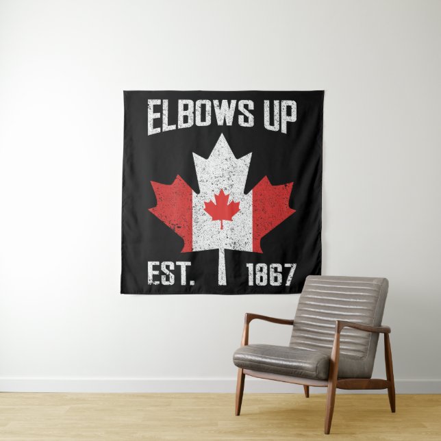 Tapete De Parede Elbows Up Canada True North Strud Canadense (In Situ)